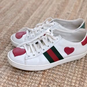 Gucci Ace 37 Hearts